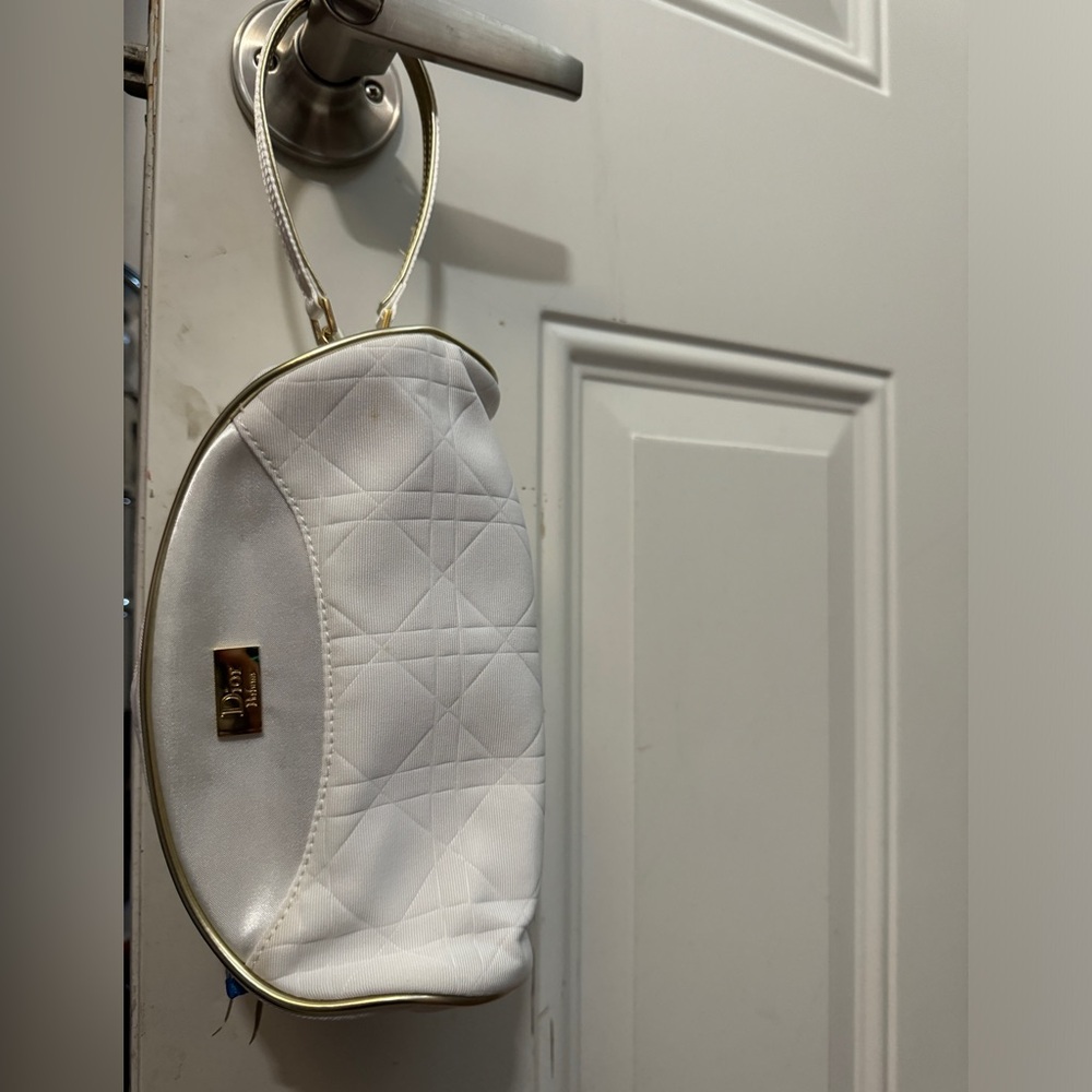Dior White Quilted Bag